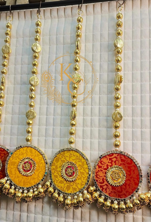Long Reversible Ball Hanging – Traditional Festive Decor (Pair) - Image 3